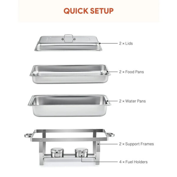 Chafing Dish Single Pan 11L - Image 2