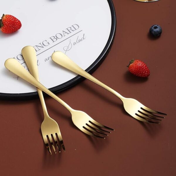 Dinner Fork Gold - Image 3