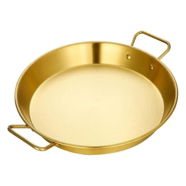 Stainless Steel Serving Platter 30cm (Gold)