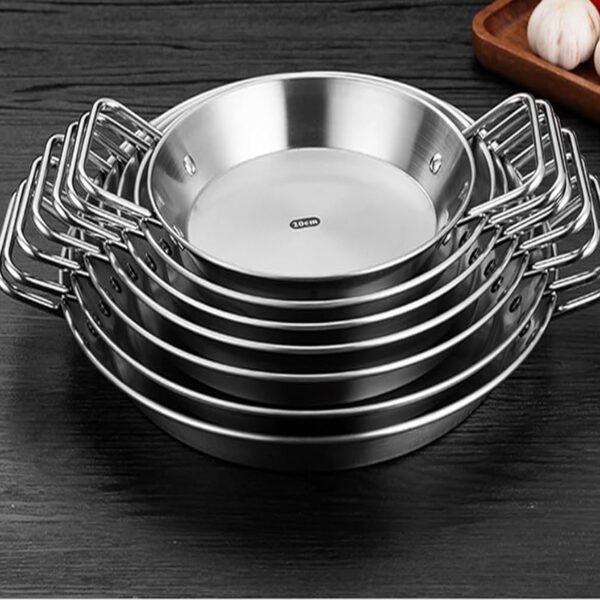 Stainless Steel Serving Platter 30cm (Silver) - Image 3