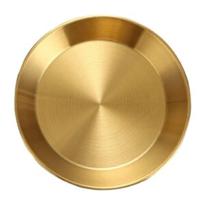 Stainless Steel Serving Platter 34cm (Gold)