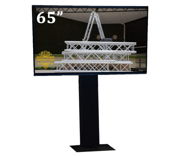 65" TV Screen with Truss stand