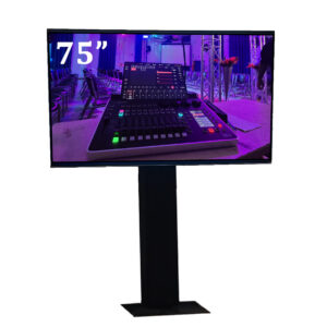 75" TV Screen with Truss stand